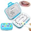 Plastic Baby Tooth & Lanugo Keepsake Box - Monster White