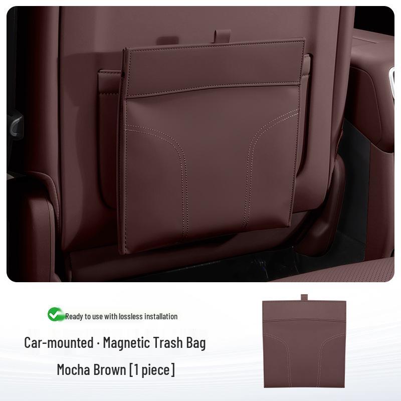 Magnetic Car Seat Back Trash & Storage Bag Organizer