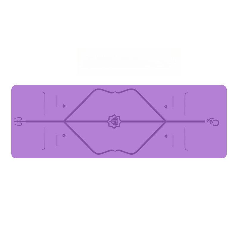 Natural Rubber Yoga Mat Professional Indoor Exercise Non Slip Yoga Mat Guide Line Position Line Fitness Supplies