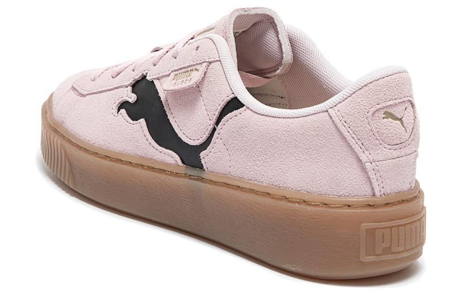 PUMA Suede Platform Shoes 'Pink Black Gum' Women's 397233-05