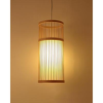 Pendant Light Hanging Lighting Ceiling Bamboo Weave Japanese Style Diameter 16height 28cm E26 LED Finished Product Indirect (bulb Not Included)