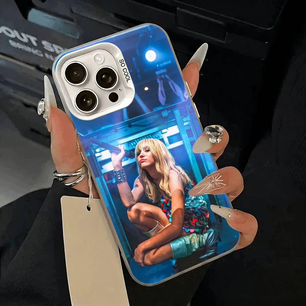 H-Hannah-M- Montana Phone Case For IPhone 17 Air 16 15 14 13 12 11 Pro Max White  Sliver  Hard Cover