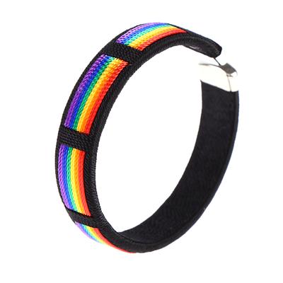 Lesbians Gays Bisexuals Rainbow Bangle Bracelets Rainbow Couple Open Bracelet