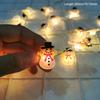 Runtowo Santa Claus Snowman LED Light String Christmas Decoration For Home Xmas Tree Ornament 2026 Navidad Gift 2026 New Year