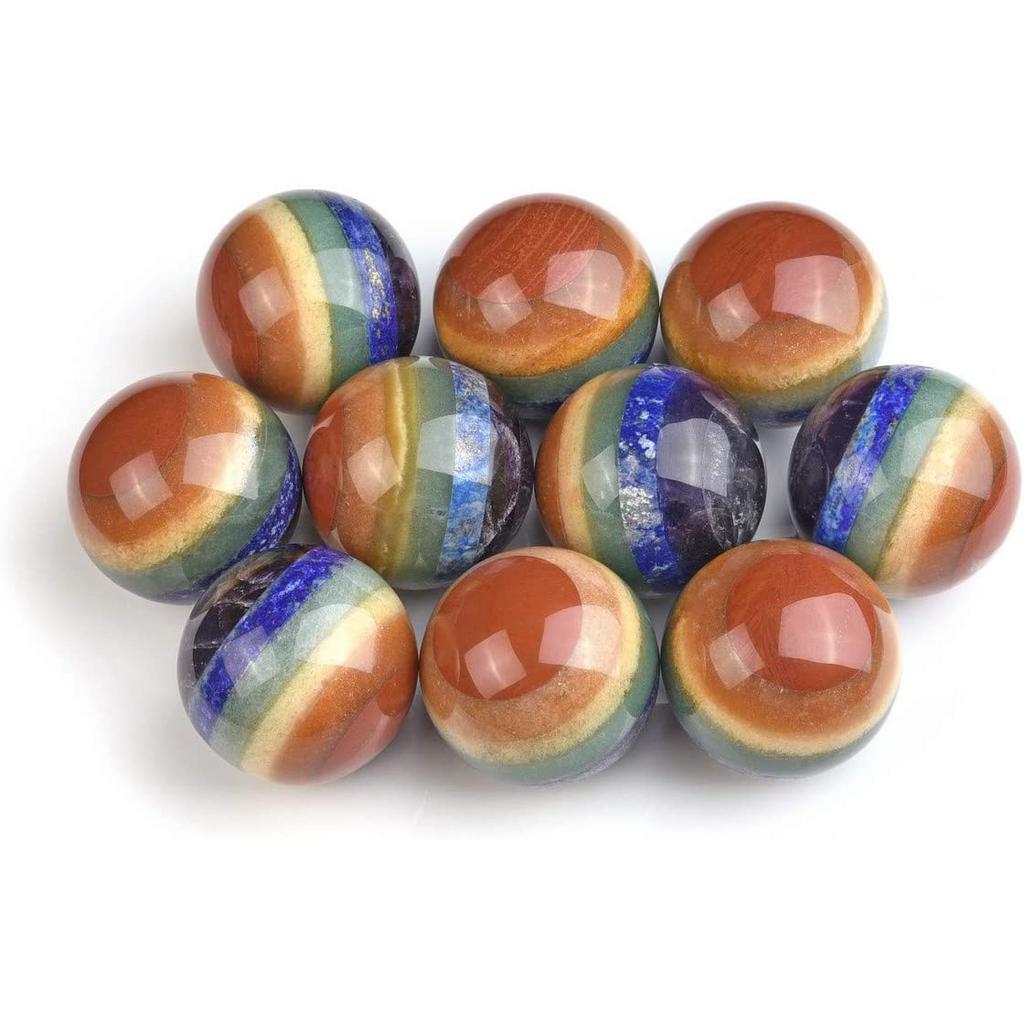 40mm Natural Crystal Ball Sphere Stand Gemstone Quartz Globe Pedestal Healing Fengshui Home Decor