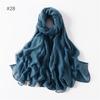 58 Colors Women Candy Color Voile Scarf Plain Solid Pashmina Female Warm Cotton Viscose Scarves Blanket Shawls And Wraps Bufanda