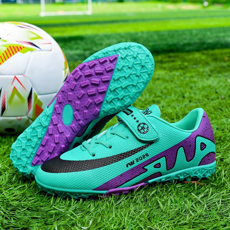 New Children Football Shoes Society Non Slip Cleats Soccer Shoes TF/FG Kids Indoor Professional Football Field Boot Fast Sneaker