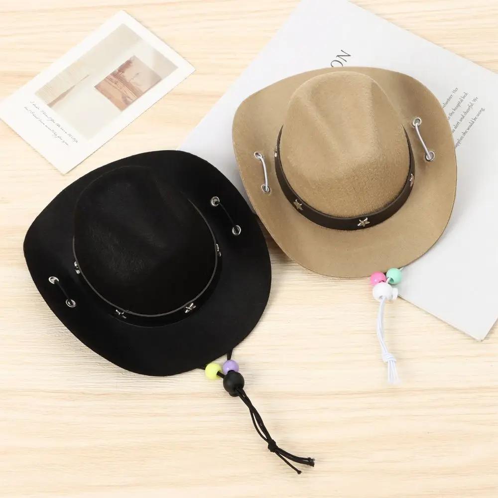 Outdoor Adjustable Pet Dog Hat Summer Pet Accessories Dogs Cat Caps Cowboy Hats