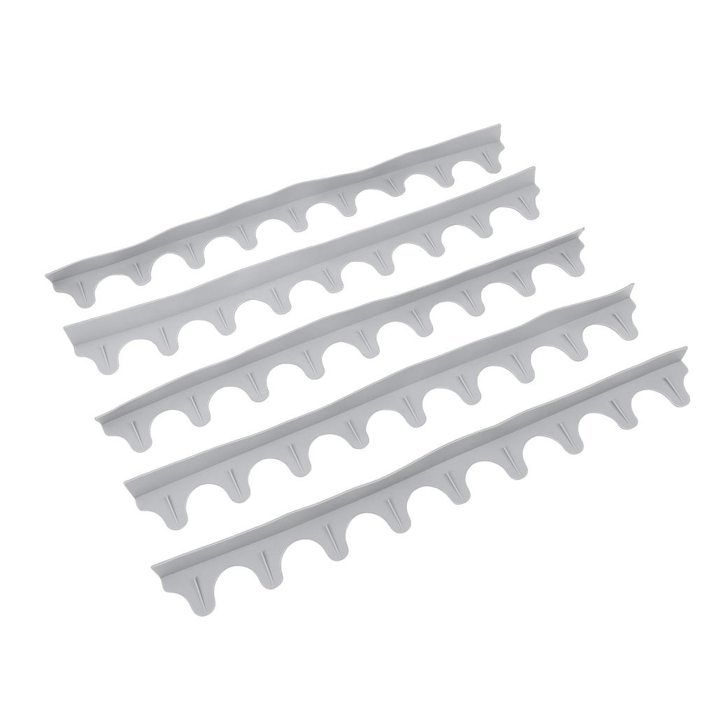 5pcs Kitchen Stove   Covers Easy to Clean Cuttable Soft Silicone Oven   Fillers for Counter