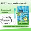 AIRKISS Disposable Travel Toothbrush with Mint Burst Bead & Floss