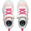 Li Ning Kids Sports Lifestyle Series Soft Comfortable Non-Slip Shock Absorbing Low-Top Casual Shoes Kids sneaker White Pink Blue YKNV012-14