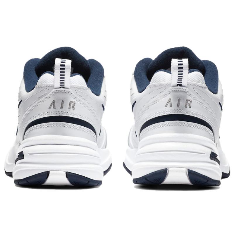 Nike Air Monarch Iv White Navy Sneakers 415445-102