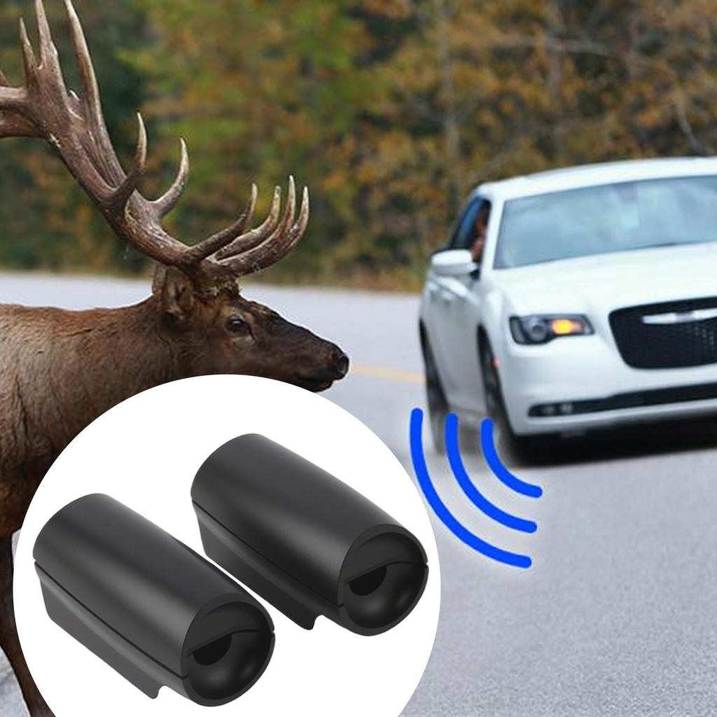 Deer Whistle 1 Pair Waterproof Ultrasonic Protector Deer Warning Whistles Device For Night Highway Camping Road Trip Driving