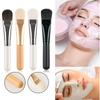 Gesichtsmaskenpinsel, flach, weiches Haar, Gesichtsreinigung, Hautpflege, Mixer, Foundation-Applikator, Concealer-Pinsel, Schönheits-Make-up-Werkzeug