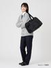 EASTBOY Nylon Bag with Shoulder Strap 6209309 Black X White 6 F (941)