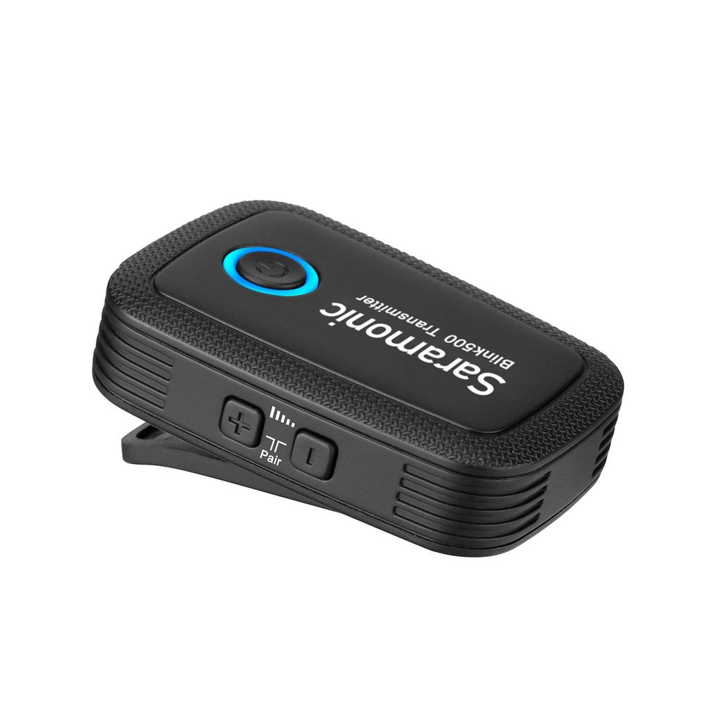 Saramonic Micro Wireless Lavalier 2 1 Blink 2.4GHz System, Transmitters, Receiver, Black, 500B2-B [ ]