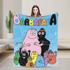 Barbapapa Barbamama Family Blanket Quality Super Soft Throw Blanket Autumn Picnic Bedroom Comfortable Bedspread