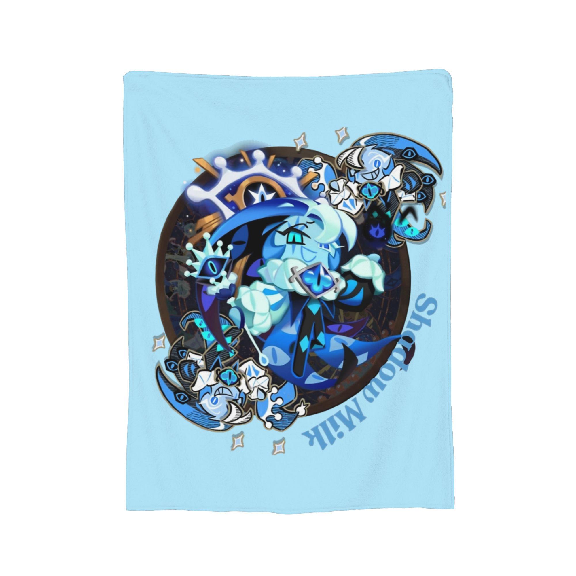 

Shadow Milk Cookie Run Kingdom Blankets Flannel Winter Breathable Ultra-Soft Throw Blankets for Bedding Car Bedspreads 75x90cm