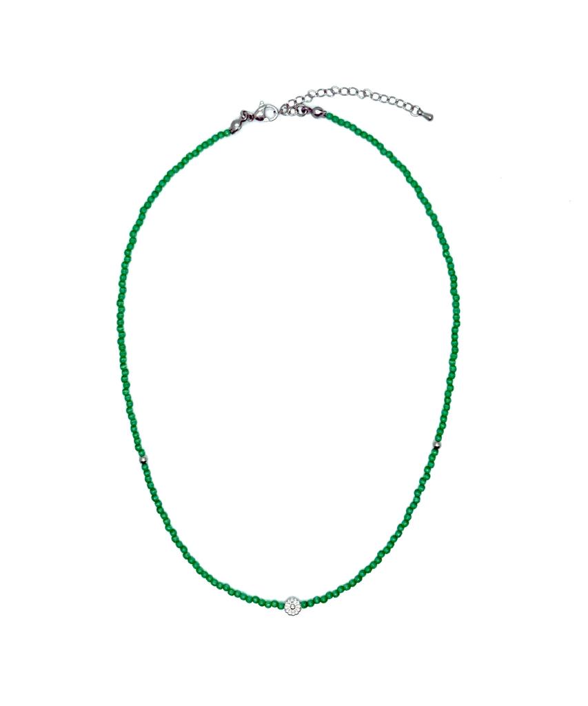 Monoflux Bt Daisy Necklace_Green Bloom