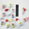 6/8Pcs DIY Tiny Magnetic Bud Vases Modern Refrigerator Magnets Vase Vase Fridge Stickers  Gift