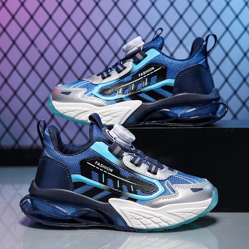 Classmate sports shoes 2025 spring and autumn new children's breathable mesh casual dad shoes solid soft sole male and female students