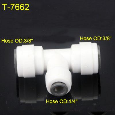 1/4" 3/8" OD Hose Tube 1/4" 1/2" 3/4" 1/8" Plastic Pipe Quick Connectors RO Water Connector Fittings Reverse Osmosis System