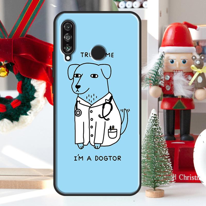 Cute Stethoscope Heart For Huawei Nova 9 10 SE 11 Pro Y60 Y70 Y90 Y61 Y91 Y72 Y73 12i 11i 8i P20 P30 P40 Lite Case