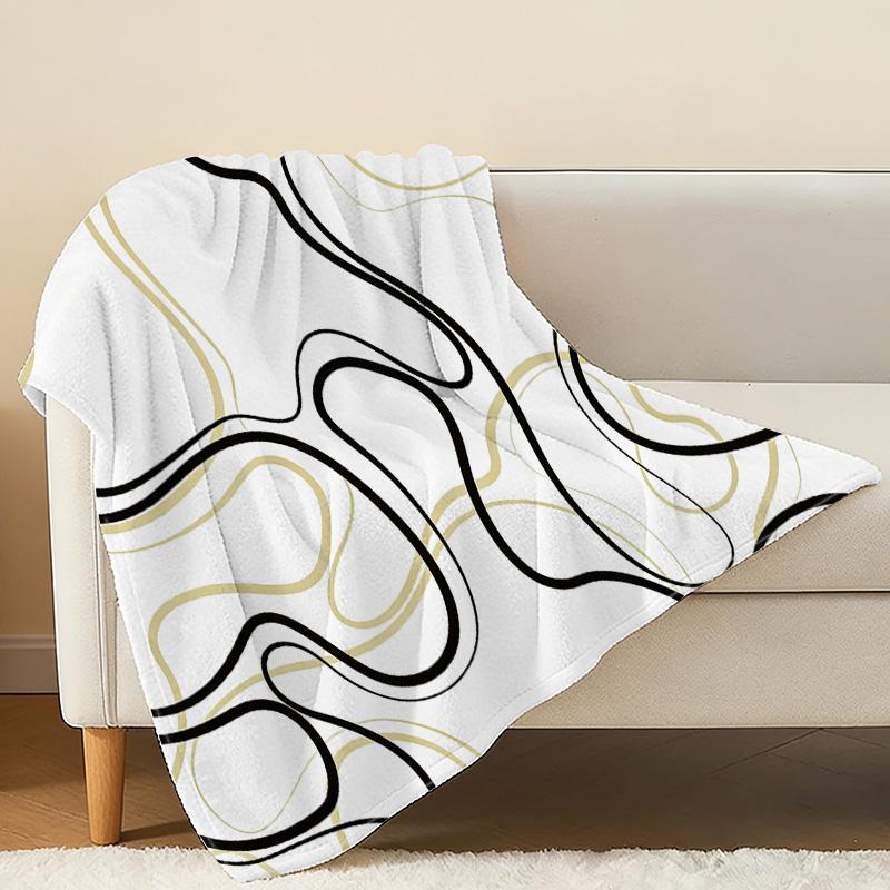 Lightweight Flannel Blanket | Minimalist Versatile Soft Cozy Warm Skin-Friendly Decorative Throw for Home, Car, Halloween & Christmas