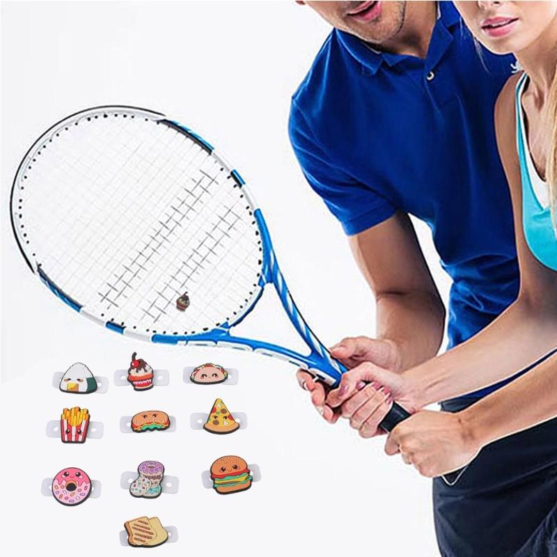 Bright Colored Tennis Shock Absorbers Designed as Edible Themed Shape for Effective Dampening and Collection