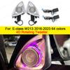 64 Colors LED Air Vents For Mercedes Benz W213 E-Class Coupe AMG E43 E53 E250 3D Rotating Tweeter Speaker Interior Ambient Light