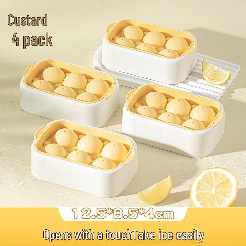 Silicone Spherical Ice Ball Mold with Lid