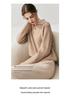 Women's High-End Cashmere Wool Polo Collar Sweater - Autumn Winter Loose Knitwear Base Layer