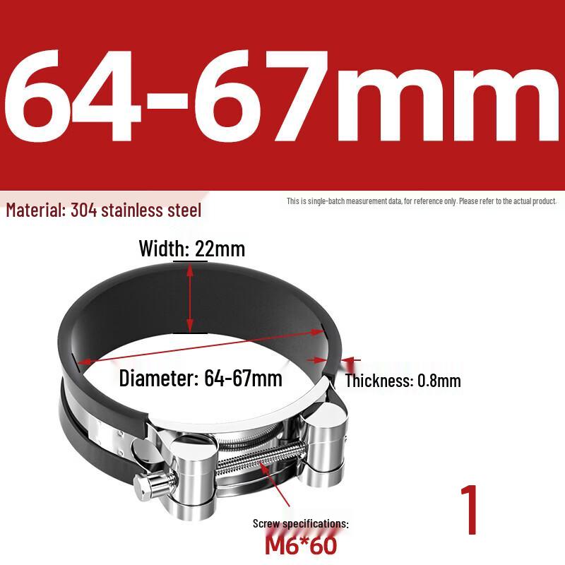 Stainless Steel European Heavy-Duty Hose Clamp