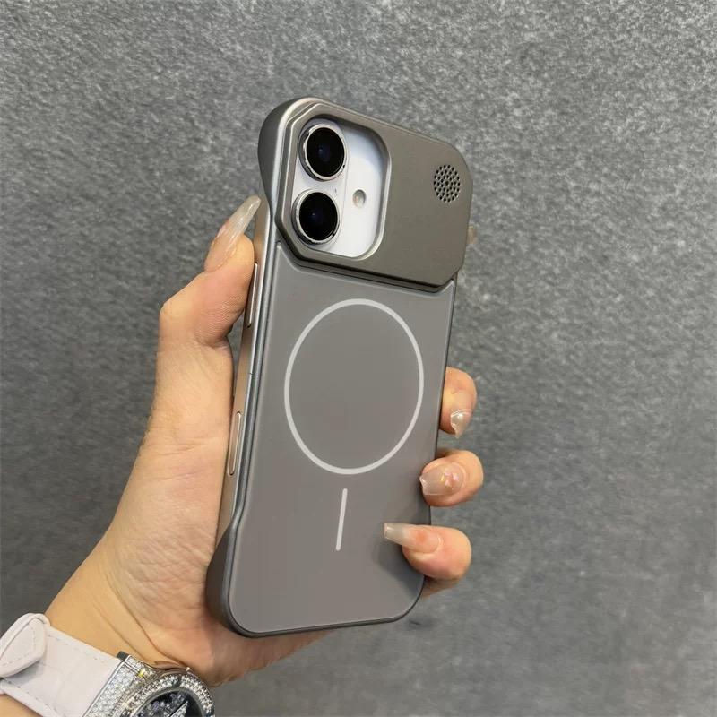 Fragrance AG Frosted Frameless For Magsafe Magnetic Hard Case For iPhone 16 15 14 Plus 13 12 Mini 11 Pro Max Wireless Charging