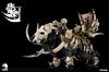 D20studio Battle Bo Knochen Sashimi Schuppe bemalt bewegliche Figur [Schwarz] 1/12 PVC&ABS