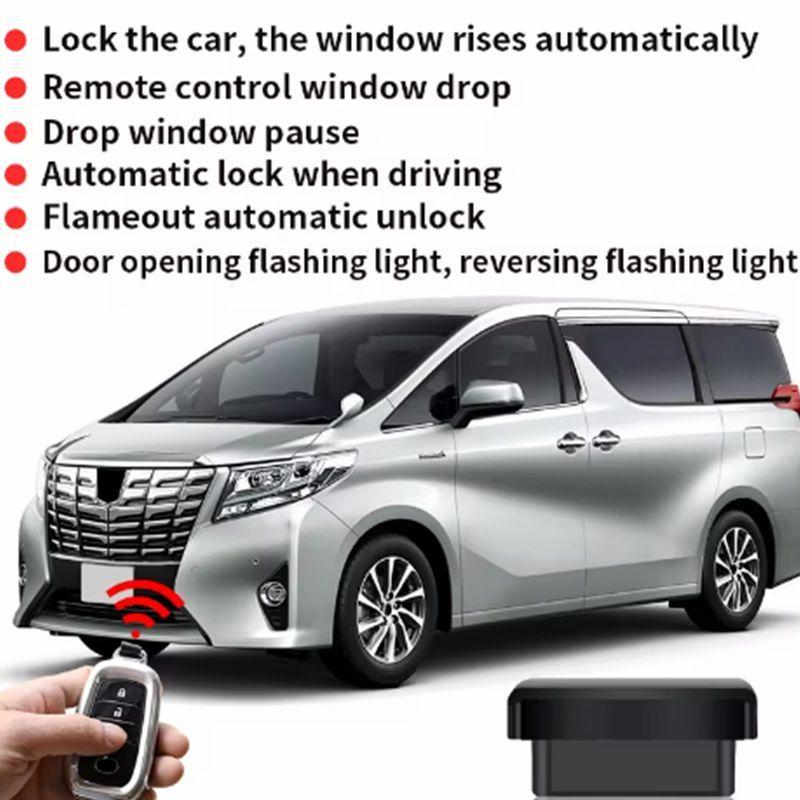 For Toyota Alphard Vellfire 30 20 Series 2010-2014 2015-2017 2018- Modification Accessories Interior Window Lifter OBD