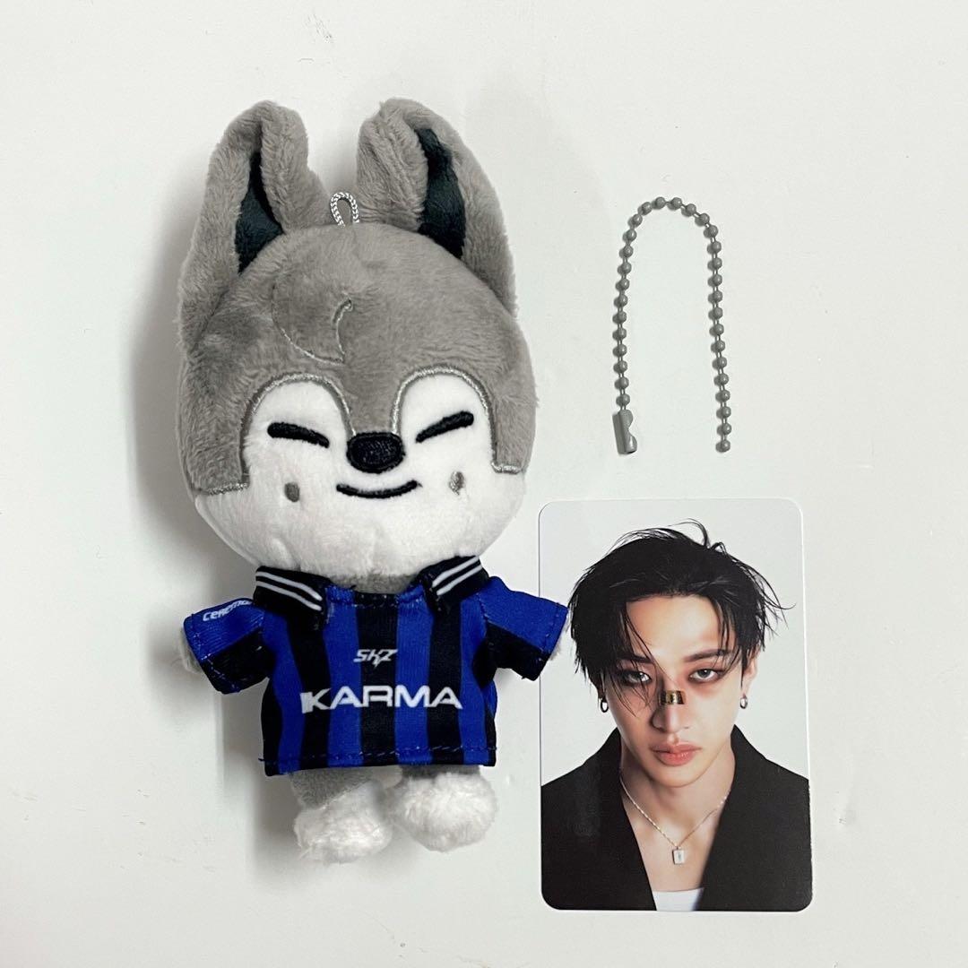 

[USED] straykids KARMA SKZOO Bang Chan Plush Toy Trading Card