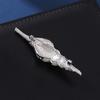 Delicate Conch Shape Brooch Pin Lightweight Stylish Rhinestones Detail Trendy Clothing Embellishment Jewelry