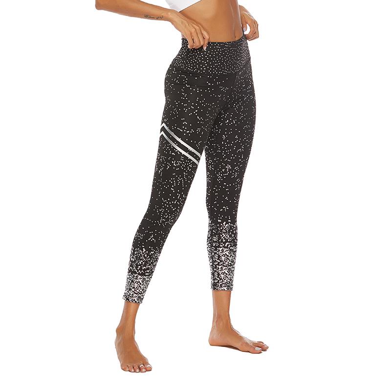 Buy Print Leggings Nessaj Gold Printing 