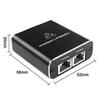 Gigabit Ethernet Splitter Network Adapter for 2 PCs and Laptops 1 in 2 Out RJ45 Splitter with 1000Mbps Speed Hwy