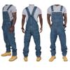 Erkek Kot Tulum Erkek Tulum Cepli Günlük Bol Uzun Denim Pantolon Düz Tulum Sonbahar Büyük Beden Punk Biker Tek Parça