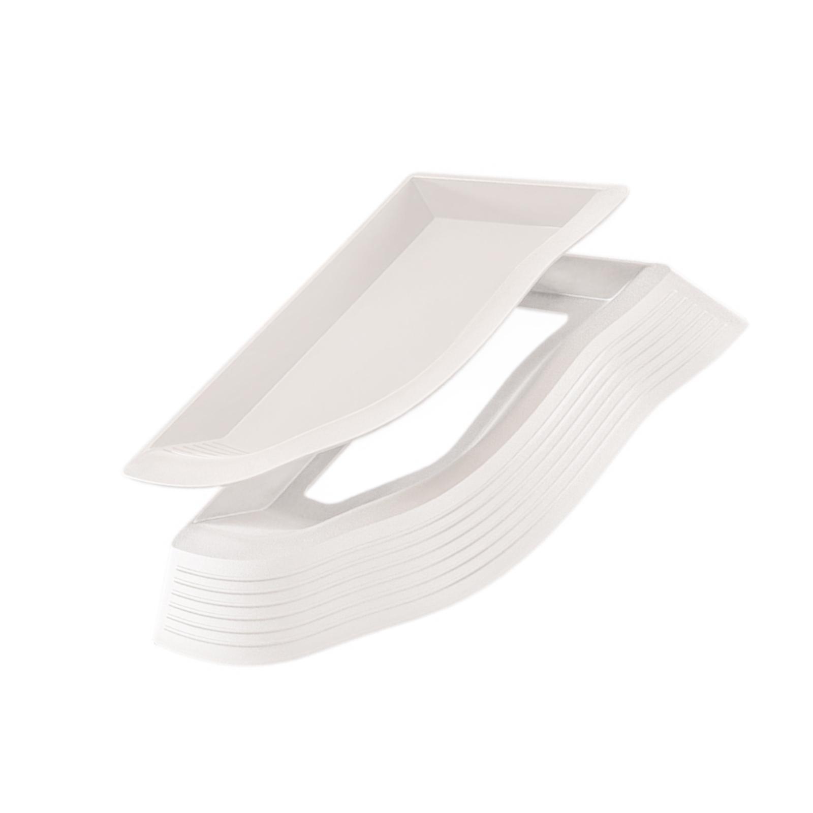 

Черепашьи миски с пандусами Миска для воды и еды для рептилий Бассейн для купания Украшение для аквариумов для ящериц гекконов змей черепах белый