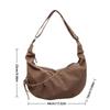 Fashion Soft Nylon Commuting Women's Bag Dumpling Shape Casual Shoulder Bag Korean Style Lightweight Crossbody Bag For Lady Girl