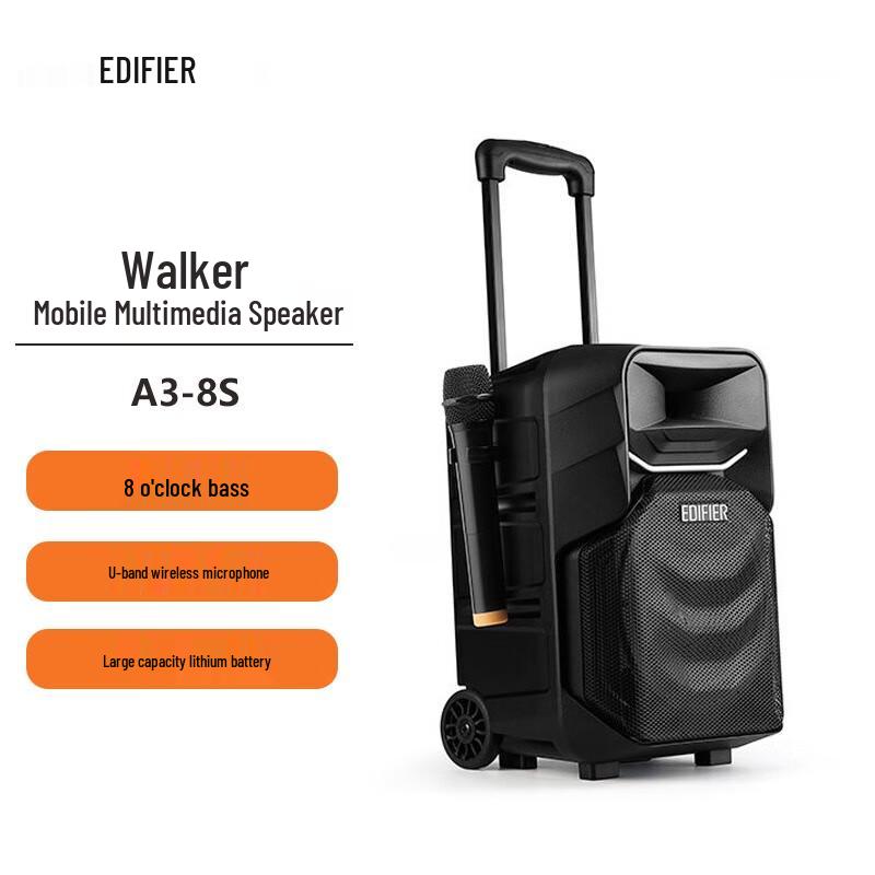 Edifier A3-8S 8-inch Portable Outdoor Bluetooth Speaker with Microphone