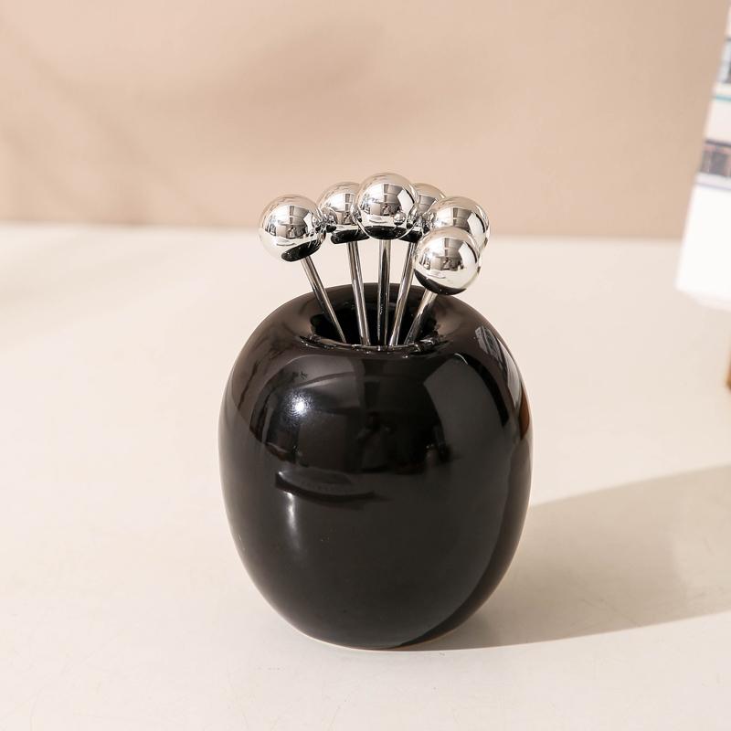 Luxury Stainless Steel Fruit Fork Set Home Dessert Fork Cute Fruit Fork Kitchen Table Tableware Home Decoration Accessories