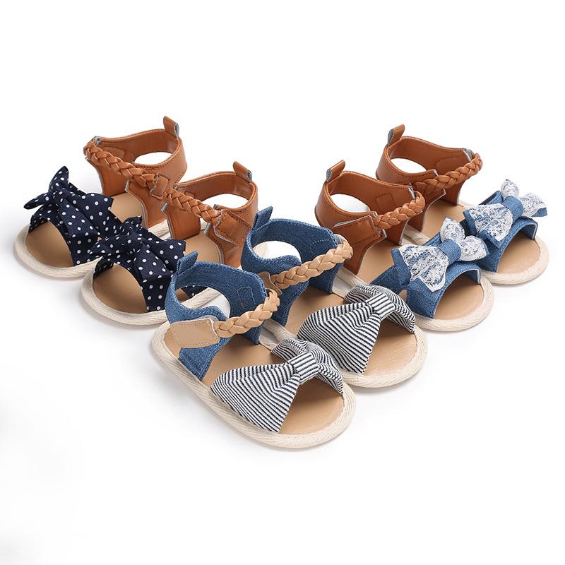 Silicone-Soled Woven Toddler Sandals