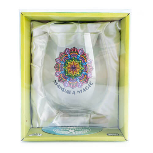 Tallulah Wellness Stemless Glass (Mandala)