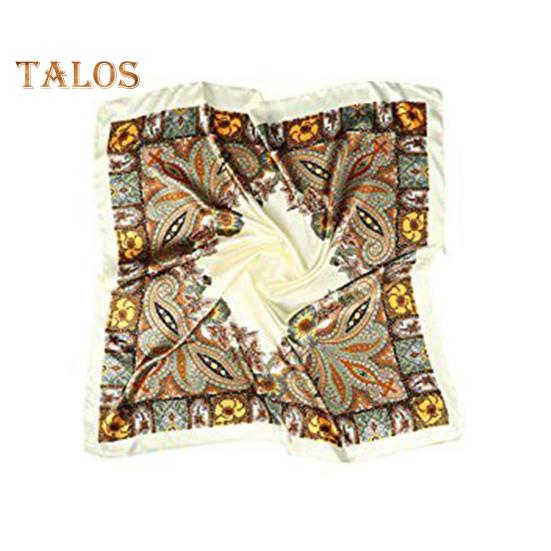 

Головной платок, искусственный шелк, повязка на голову, шейный платок, яркий цвет, этнические принты, квадратная форма, повседневный платок для работы на открытом воздухе D