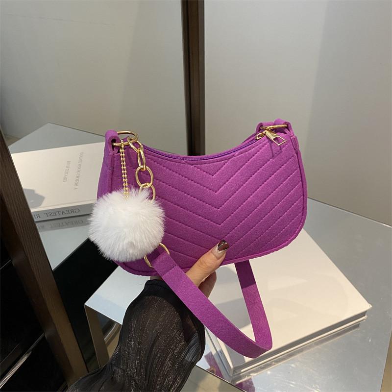 Elegant Pu Leather Vintage Crossbody Bag For Women Featuring Unique Crescent Shape In Various Colors