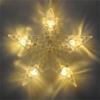 Plastic LED Star String Lights Christmas Fairy Garland Indoor Tree Decoration Wedding Halloween Ramadan IP44 Rated Window